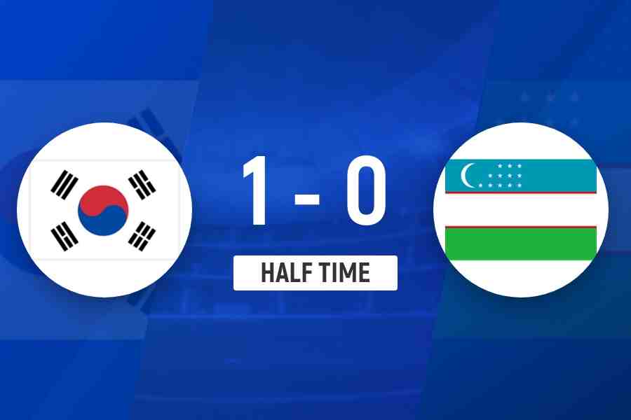 半场-孙兴慜任意球破门成韩国队史射手王 韩国1-0乌兹别克斯坦
